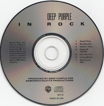 In Rock (CD) | Near Mint (NM) Excellent (EX) - ROCK / USED *NEAR MINT*