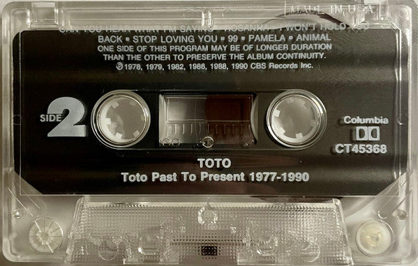 Toto - Past To Present 1977-1990 *CASSETTE* | Near Mint (NM) Near Mint (NM) - ROCK / USED *NEAR MINT*
