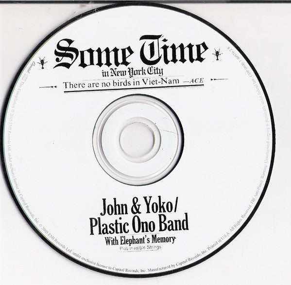 John Lennon & Yoko Ono - Some Time In New York City *CD* | Near Mint (NM) Near Mint (NM) - ROCK / USED *NEAR MINT*