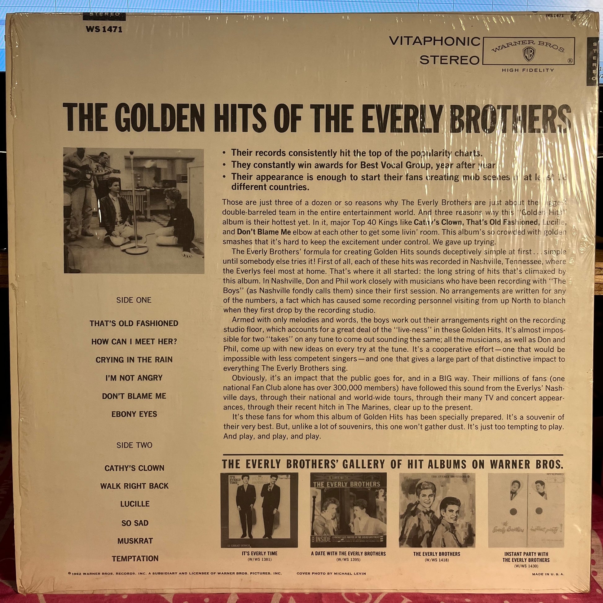 The Golden Hits Of The Everly Brothers *SHRINK / WINCHESTER* | Near Mint (NM) Near Mint (NM) - POP / USED *NEAR MINT*