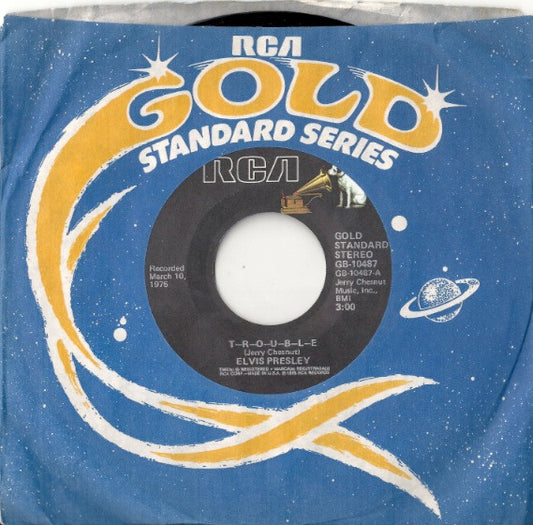 Elvis Presley - T-R-O-U-B-L-E / Mr. Songman | Near Mint (NM) Near Mint (NM) - ROCK / USED *NEAR MINT*