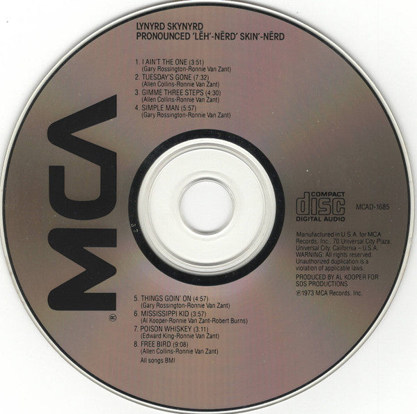 (Pronounced 'Lĕh-'nérd 'Skin-'nérd) (CD) | Near Mint (NM) Near Mint (NM) - ROCK / USED *NEAR MINT*