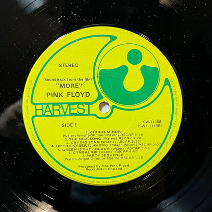 Original Motion Picture Soundtrack From The Film "More" (VINYL) | Near Mint (NM or M-) Excellent+ (EX+) - ROCK / USED *NEAR MINT*