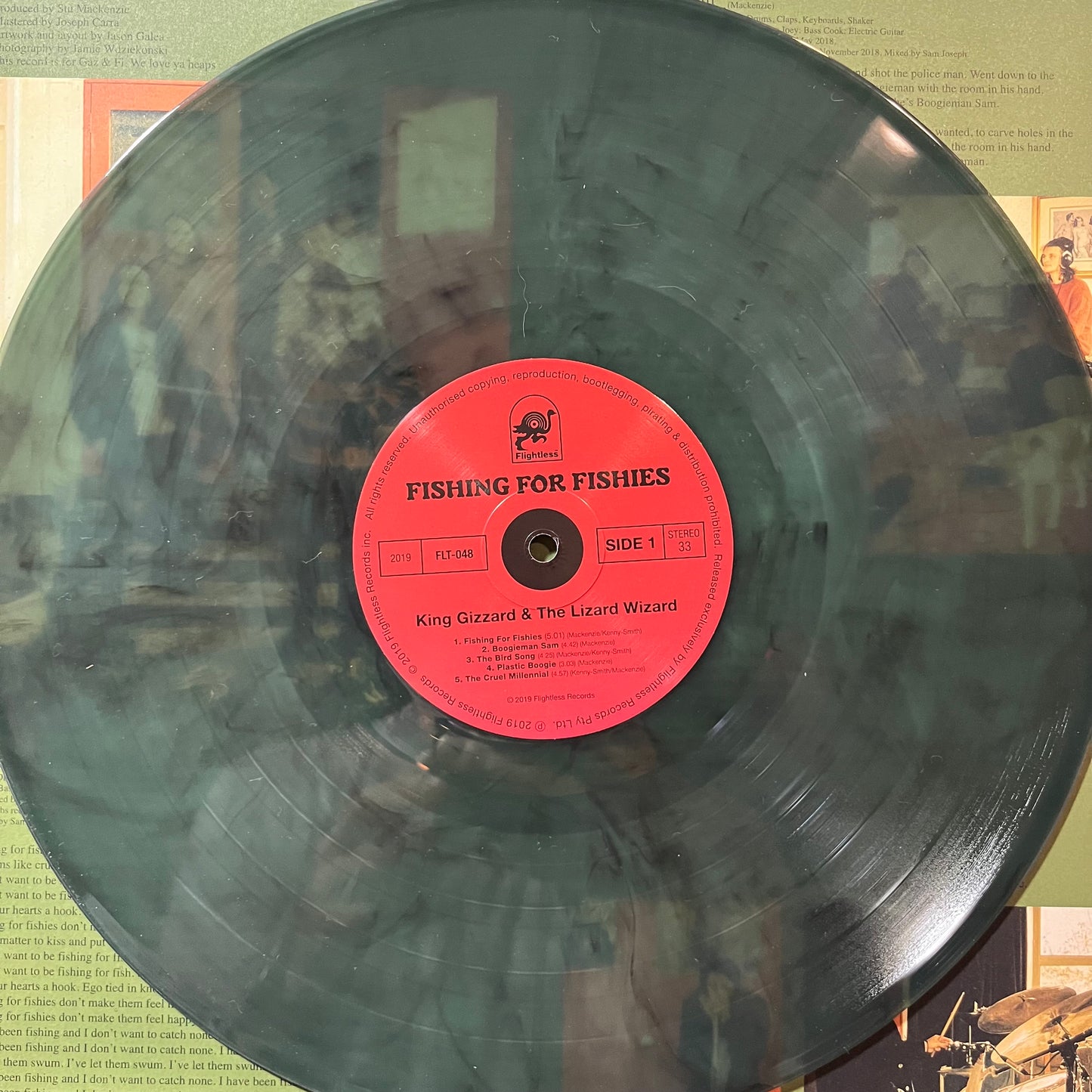 King Gizzard And The Lizard Wizard - Fishing For Fishies (LILYPAD EDITION VINYL LP) | USED - ROCK / USED *NEAR MINT*