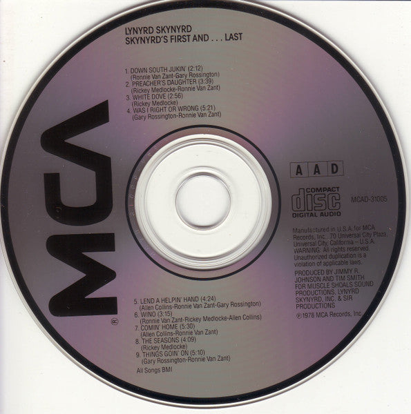Skynyrd's First And... Last (CD) | Near Mint (NM) Near Mint (NM) - ROCK / USED *NEAR MINT*