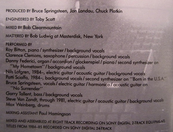 Live / 1975-85 (5x VINYL BOX SET) | Near Mint (NM or M-) Excellent (EX) - ROCK / USED *NEAR MINT*