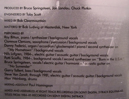 Live / 1975-85 (5x VINYL BOX SET) | Near Mint (NM or M-) Excellent (EX) - ROCK / USED *NEAR MINT*