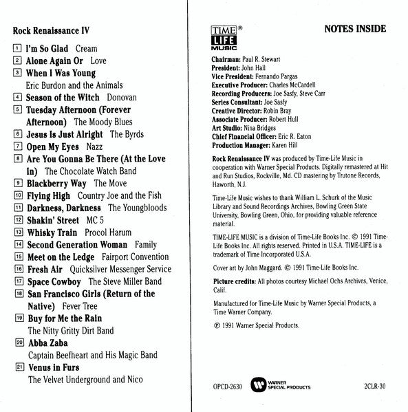 Various - Classic Rock - Rock Renaissance IV *CD* | Near Mint (NM) Near Mint (NM) - ROCK / USED *NEAR MINT*