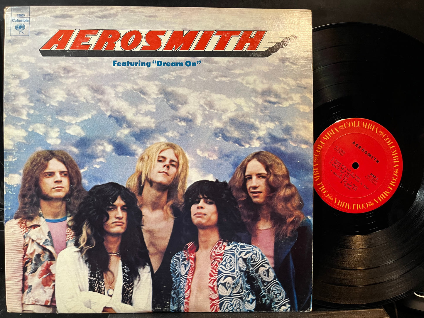 Aerosmith - Aerosmith (VINYL LP MILITARY PROMO COLUMBIA PC 32005) | USED Near Mint (NM or M-) Excellent+ (EX+) - ROCK / USED *NEAR MINT*