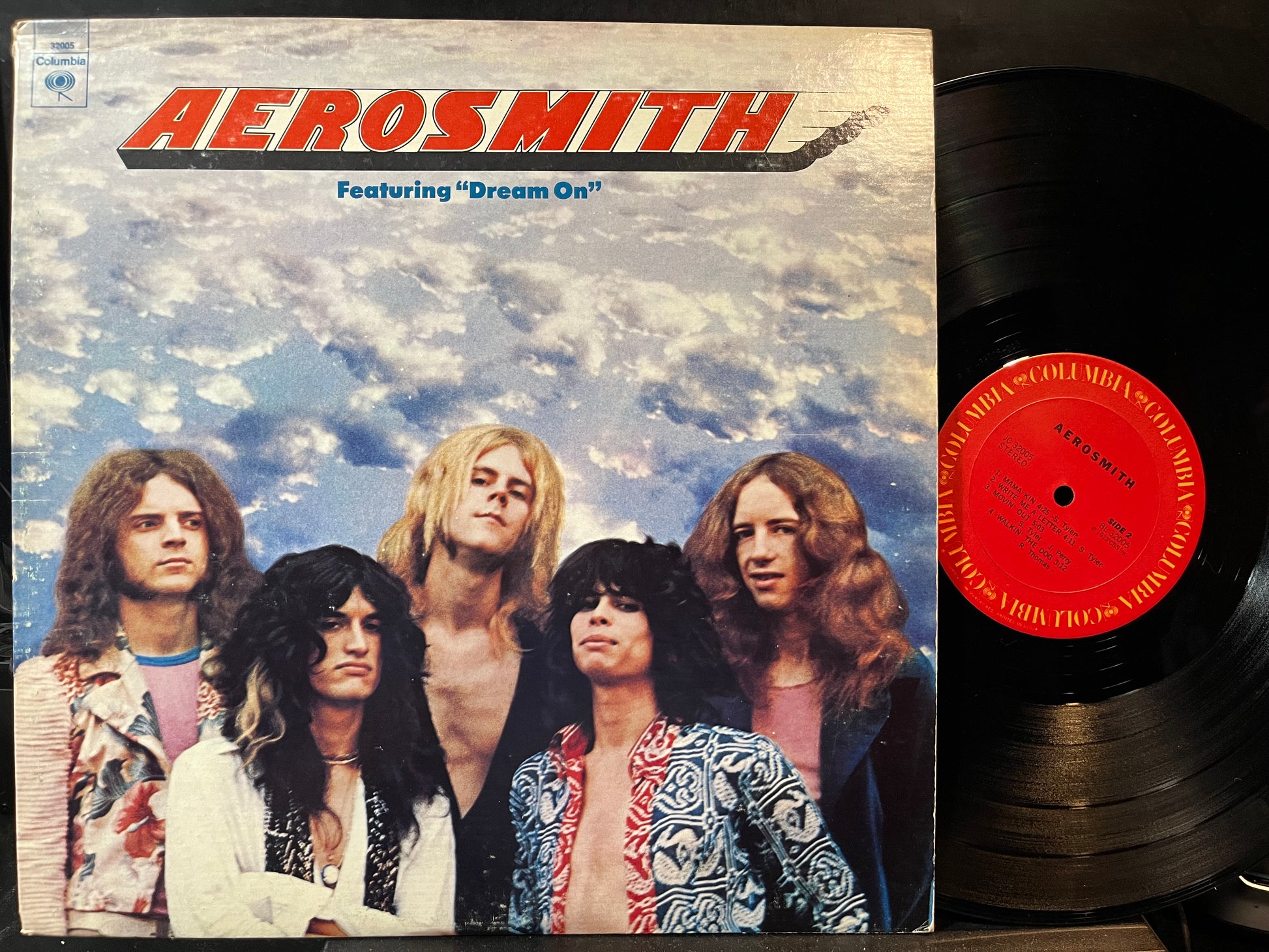 Aerosmith - Aerosmith (VINYL LP MILITARY PROMO COLUMBIA PC 32005) | USED Near Mint (NM or M-) Excellent+ (EX+) - ROCK / USED *NEAR MINT*