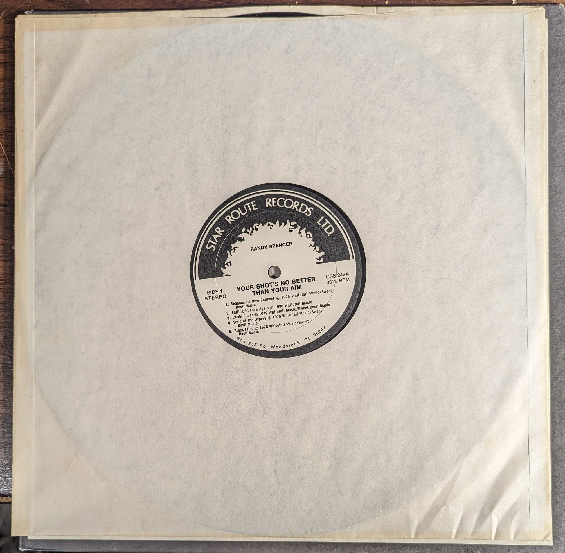 Randy Spencer (3) - Your Shot's No Better Than Your Aim | Near Mint (NM) Near Mint (NM) - ROCK / USED *NEAR MINT*