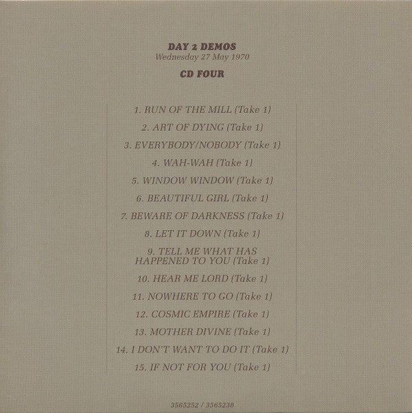 All Things Must Pass (50th Anniversary) (CD BOX SET) | Near Mint (NM) Near Mint (NM) - ROCK / USED *NEAR MINT*