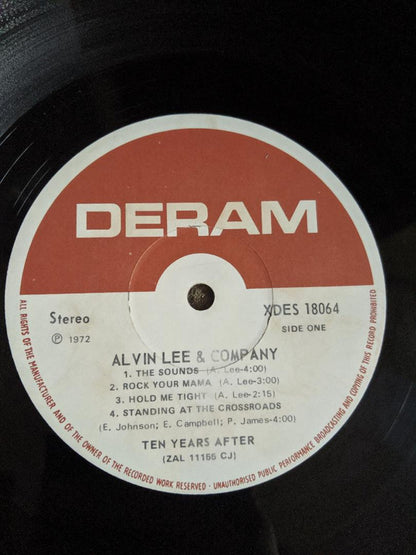 Ten Years After - Alvin Lee & Company *CJ - JACKSONVILLE* | Near Mint (NM) Excellent (EX) - ROCK / USED *NEAR MINT*