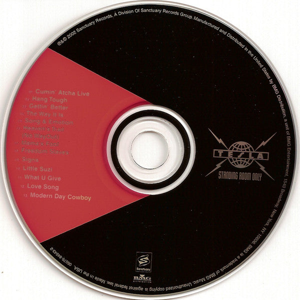 Standing Room Only (CD) | Near Mint (NM or M-) Near Mint (NM) - ROCK / USED *NEAR MINT*