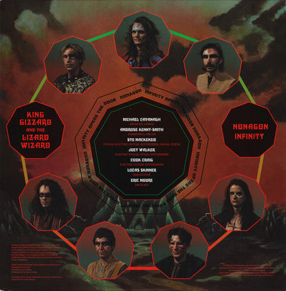 King Gizzard And The Lizard Wizard - Nonagon Infinity (GREEN W BLACK SPLATTER VINYL LP) | USED - ROCK / USED *NEAR MINT*