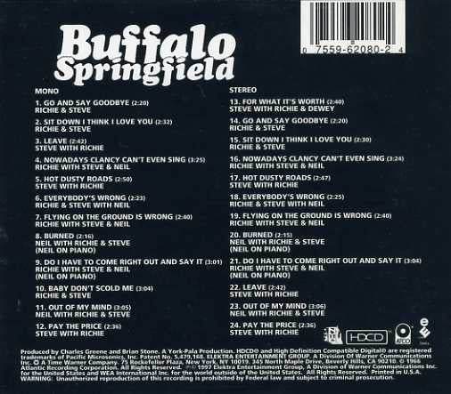 Buffalo Springfield (HDCD) | Near Mint (NM) Near Mint (NM) - ROCK / USED *NEAR MINT*