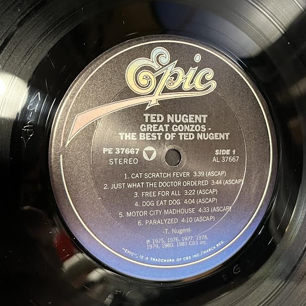 Great Gonzos! - The Best Of Ted Nugent (VINYL) | Near Mint (NM) Near Mint (NM) - ROCK / USED *NEAR MINT*