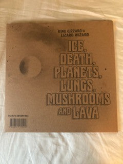 King Gizzard And The Lizard Wizard - Ice, Death, Planets, Lungs, Mushrooms And Lava (YELLOW/CLEAR MULTICOLOR SPLATTER VINYL 2xLP) | USED - ROCK / USED *NEAR MINT*