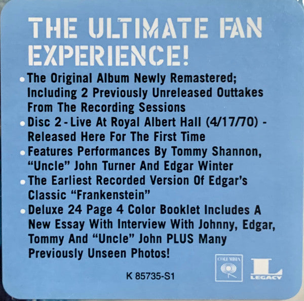 Johnny Winter - Second Winter (2xCD) | USED - ROCK / USED *NEAR MINT*