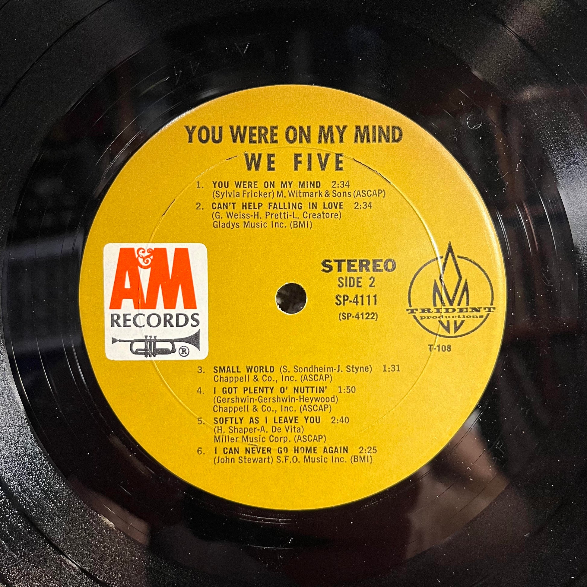We Five - You Were On My Mind *MONARCH* | Near Mint (NM) Near Mint (NM) - ROCK / USED *NEAR MINT*