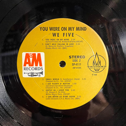 We Five - You Were On My Mind *MONARCH* | Near Mint (NM) Near Mint (NM) - ROCK / USED *NEAR MINT*