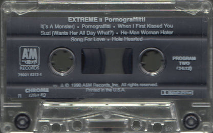 Extreme II: Pornograffitti *CASSETTE* | Near Mint (NM) Near Mint (NM)