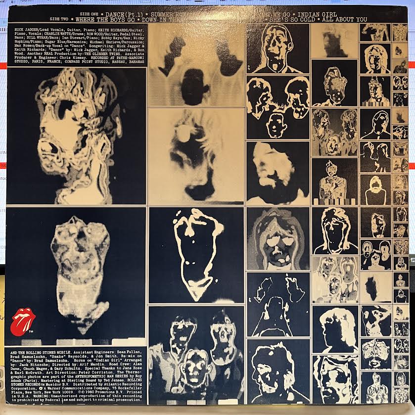 The Rolling Stones - Emotional Rescue *POSTER* | Near Mint (NM) Excellent+ (EX+) - ROCK / USED *NEAR MINT*