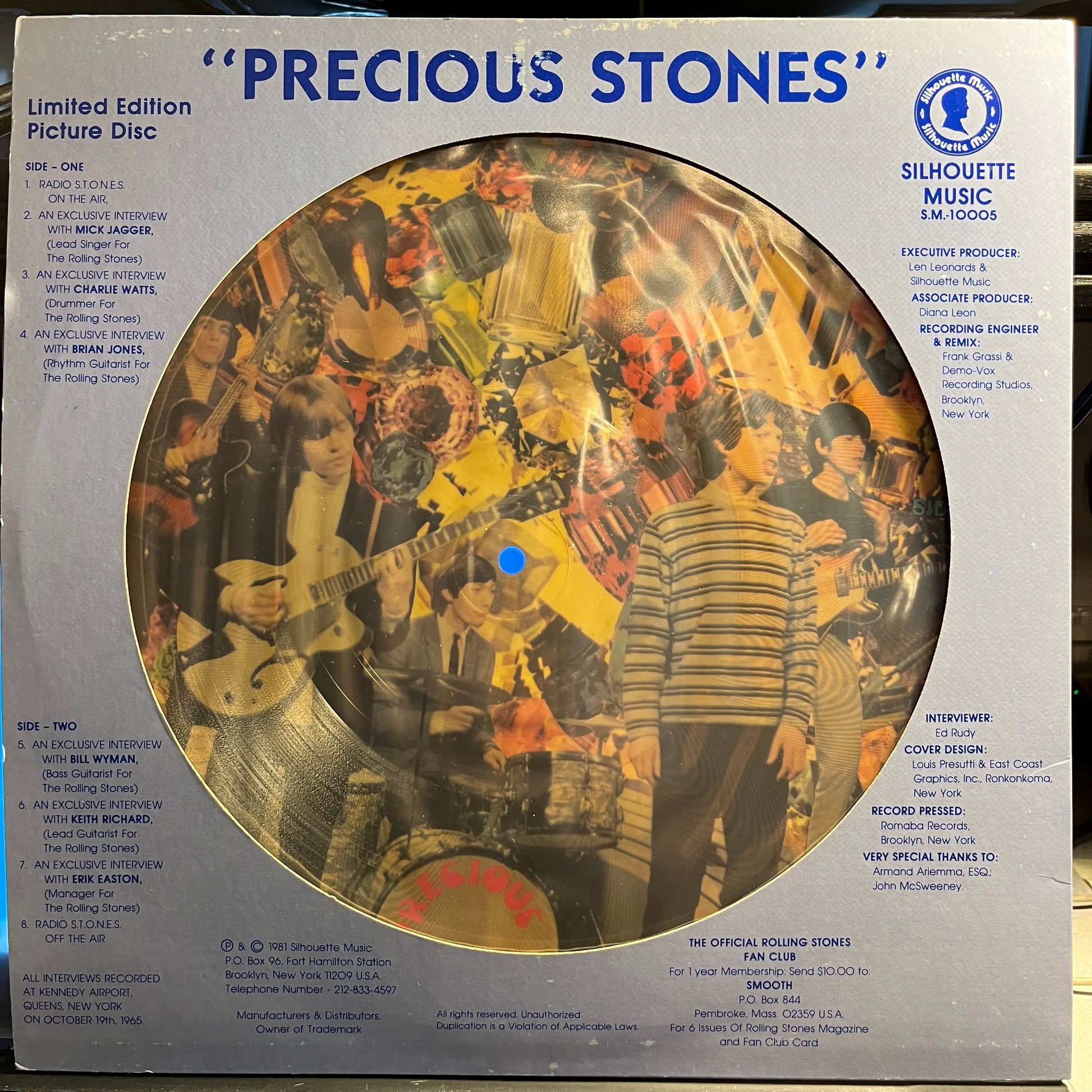 The Rolling Stones - Precious Stones *PICTURE DISK* | Near Mint (NM) Near Mint (NM) - ROCK / USED *NEAR MINT*