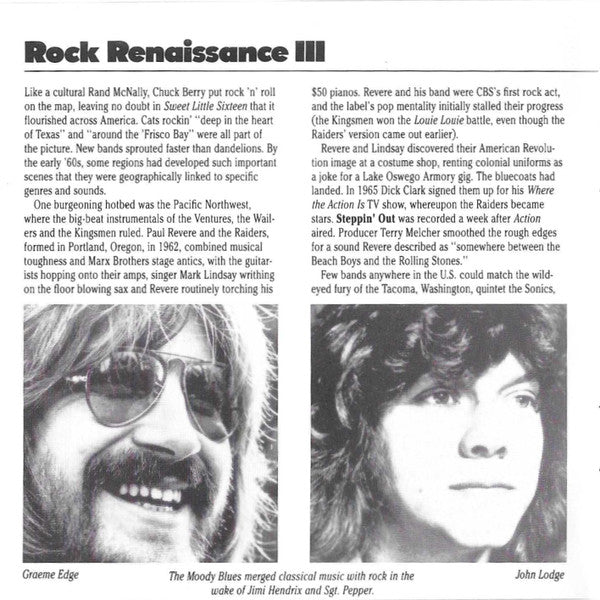 Various - Classic Rock - Rock Renaissance III *CD* | Near Mint (NM) Near Mint (NM) - ROCK / USED *NEAR MINT*