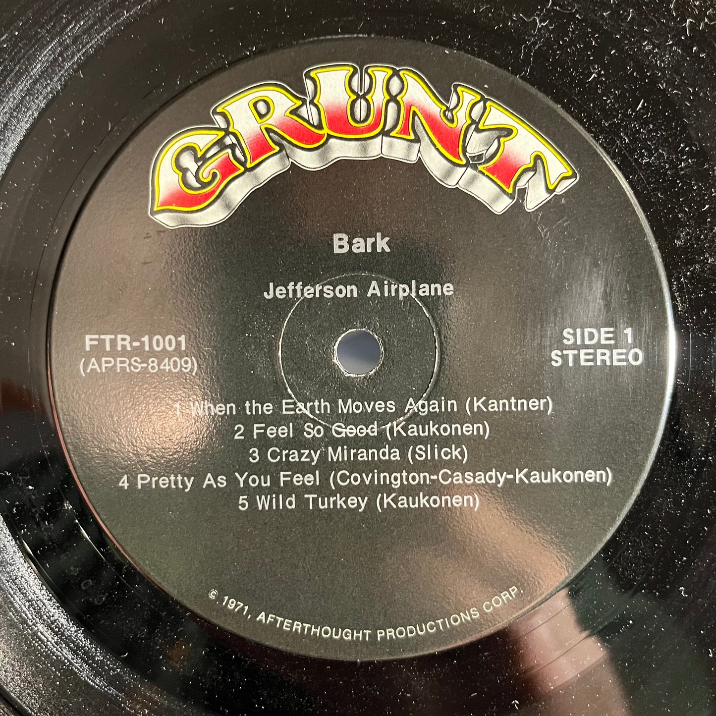 Jefferson Airplane - Bark *PAPER BAG* | Near Mint (NM) Near Mint (NM) - ROCK / USED *NEAR MINT*