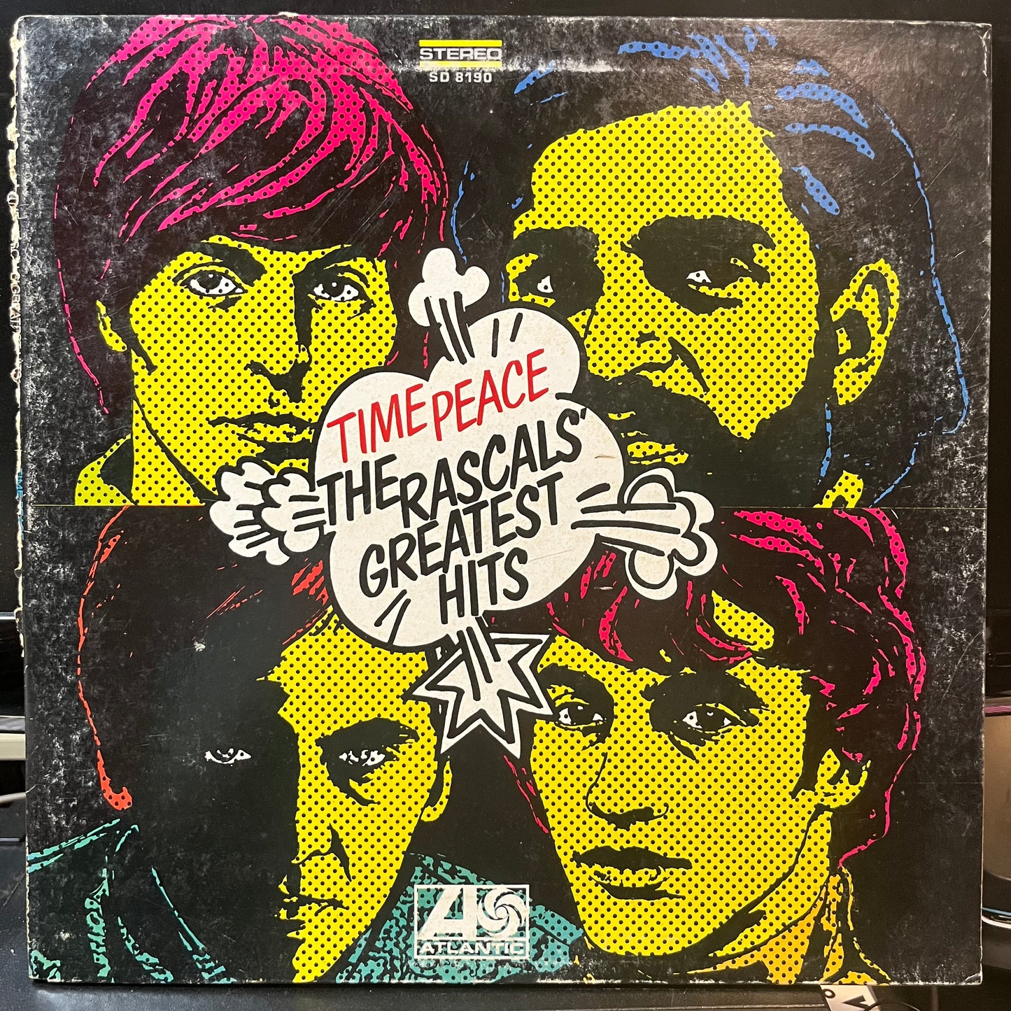 The Rascals - Time Peace: The Rascals' Greatest Hits (VINYL LP ATLANTIC SD 8190) | Near Mint (NM or M-) Very Good (VG) - ROCK / USED *NEAR MINT*