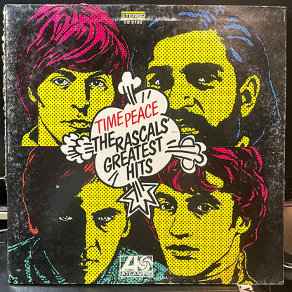 The Rascals - Time Peace: The Rascals' Greatest Hits (VINYL LP ATLANTIC SD 8190) | Near Mint (NM or M-) Very Good (VG) - ROCK / USED *NEAR MINT*