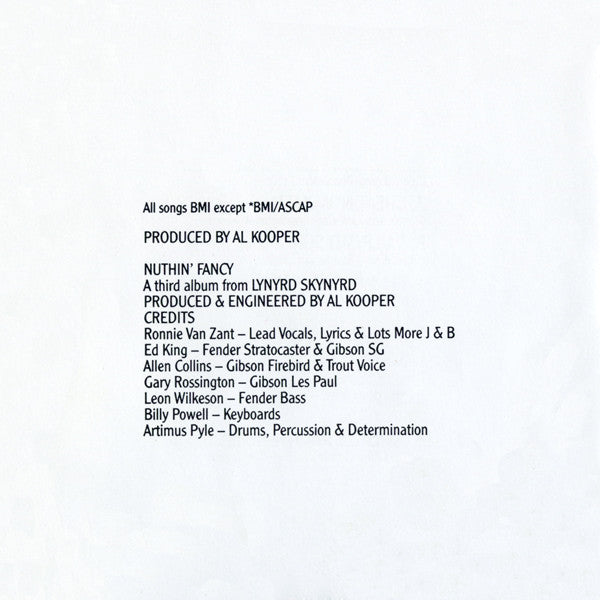 Nuthin' Fancy (CD) | Near Mint (NM) Near Mint (NM) - ROCK / USED *NEAR MINT*