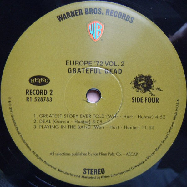 Europe '72 Vol. 2 (4xLP BOX) | Near Mint (NM or M-) Excellent (EX) - ROCK / USED *NEAR MINT*