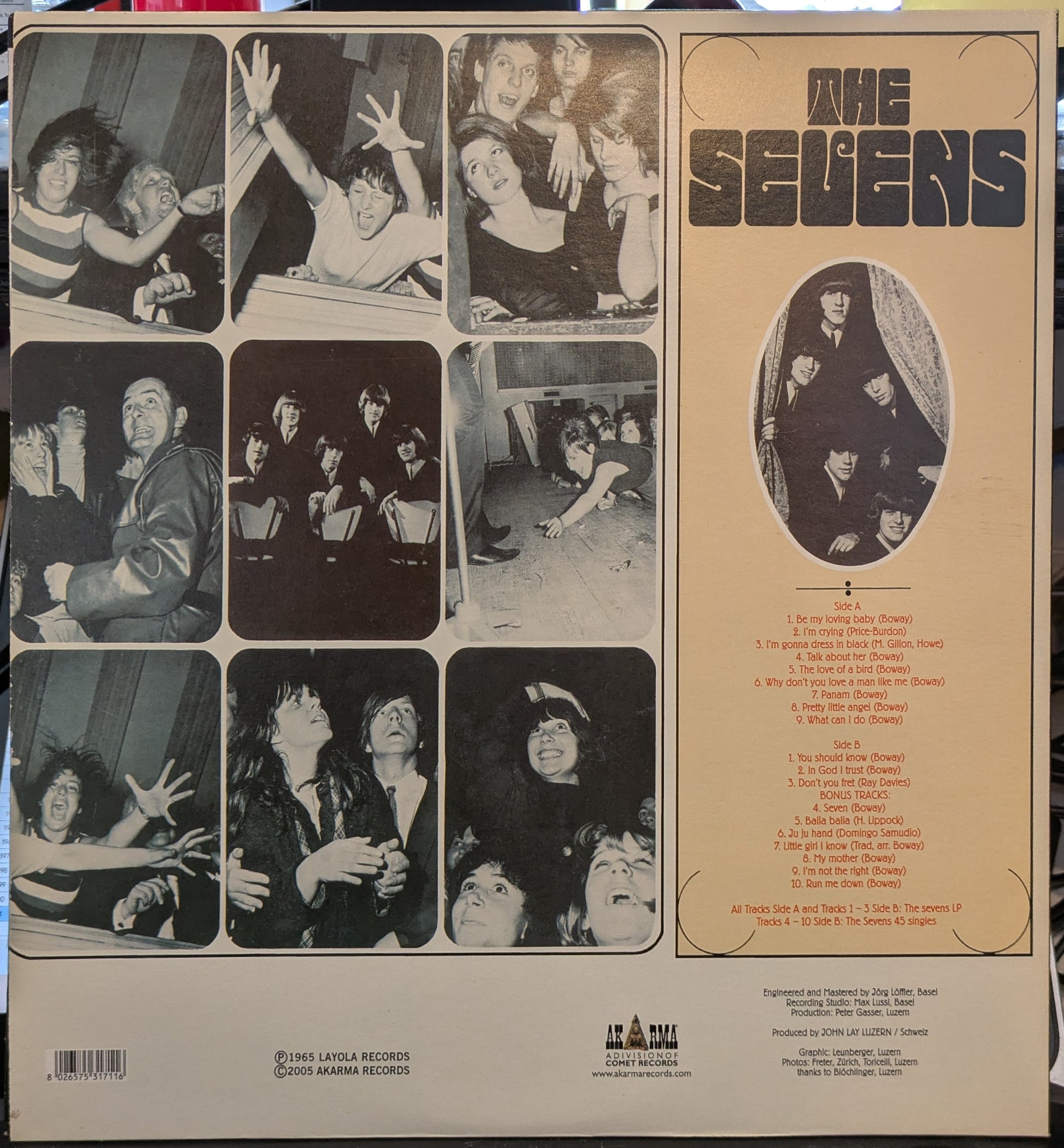 The Sevens (VINYL) | Near Mint (NM) Near Mint (NM) - ROCK / USED *NEAR MINT*