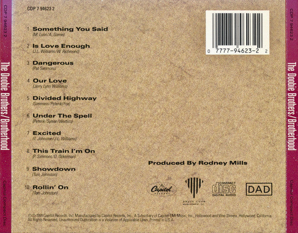 Brotherhood (CD) | Near Mint (NM or M-) Near Mint (NM or M-) - ROCK / USED *NEAR MINT*