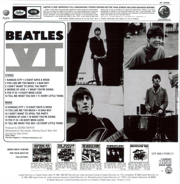 The Beatles - The Capitol Albums Vol.2 (CD BOX SET) | USED - ROCK / USED *NEAR MINT*