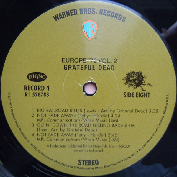 Europe '72 Vol. 2 (4xLP BOX) | Near Mint (NM or M-) Excellent (EX) - ROCK / USED *NEAR MINT*