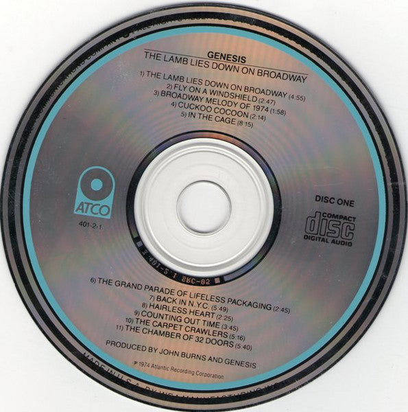 The Lamb Lies Down On Broadway (2xCD) | Near Mint (NM) Near Mint (NM) - ROCK / USED *NEAR MINT*