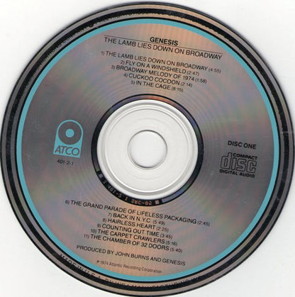 The Lamb Lies Down On Broadway (2xCD) | Near Mint (NM) Near Mint (NM) - ROCK / USED *NEAR MINT*