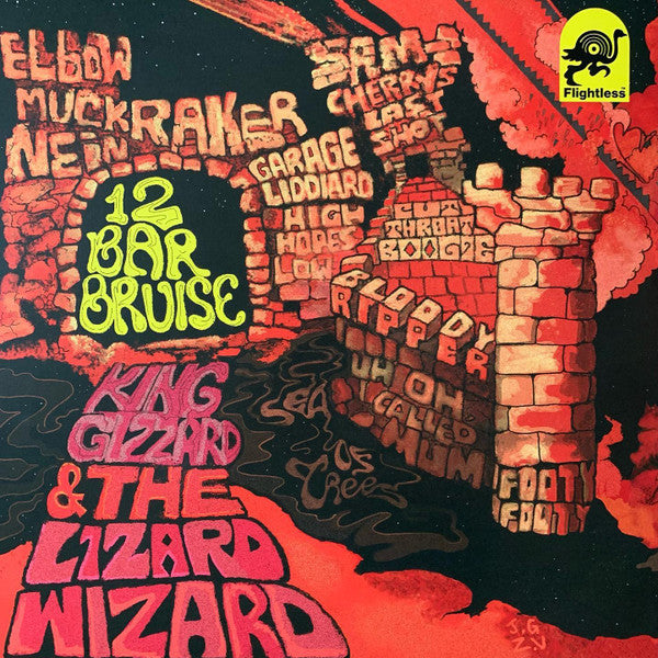 King Gizzard And The Lizard Wizard - 12 Bar Bruise (PINK PURPLE CLEAR SPLATTER VINYL LP) | USED - ROCK / USED *NEAR MINT*