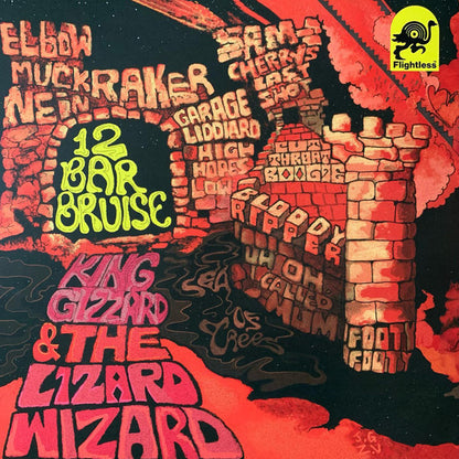 King Gizzard And The Lizard Wizard - 12 Bar Bruise (PINK PURPLE CLEAR SPLATTER VINYL LP) | USED - ROCK / USED *NEAR MINT*