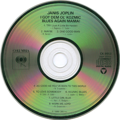 I Got Dem Ol' Kozmic Blues Again Mama! (CD) | Near Mint (NM) Near Mint (NM) - ROCK / USED *NEAR MINT*