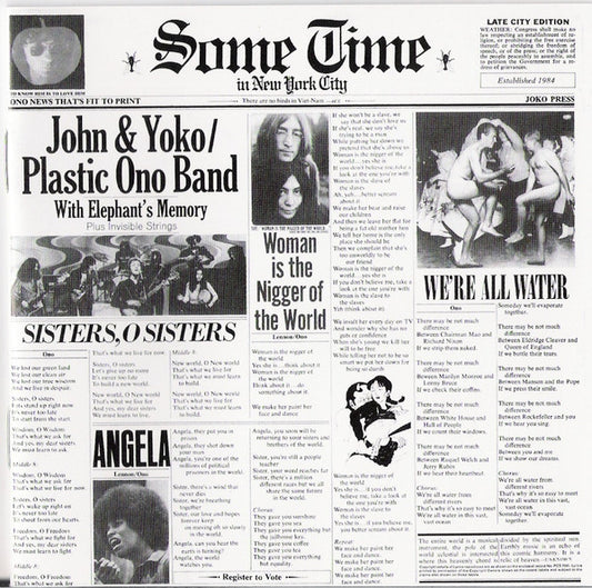 John Lennon & Yoko Ono - Some Time In New York City *CD* | Near Mint (NM) Near Mint (NM) - ROCK / USED *NEAR MINT*