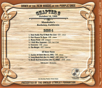 Bear's Sonic Journals: Dawn Of The New Riders Of The Purple Sage (4xCD BOX) | Near Mint (NM) Excellent+ (EX+) - ROCK / USED *NEAR MINT*