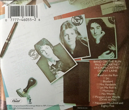 Wings (2) - Band On The Run *CD* | Near Mint (NM) Near Mint (NM) - ROCK / USED *NEAR MINT*