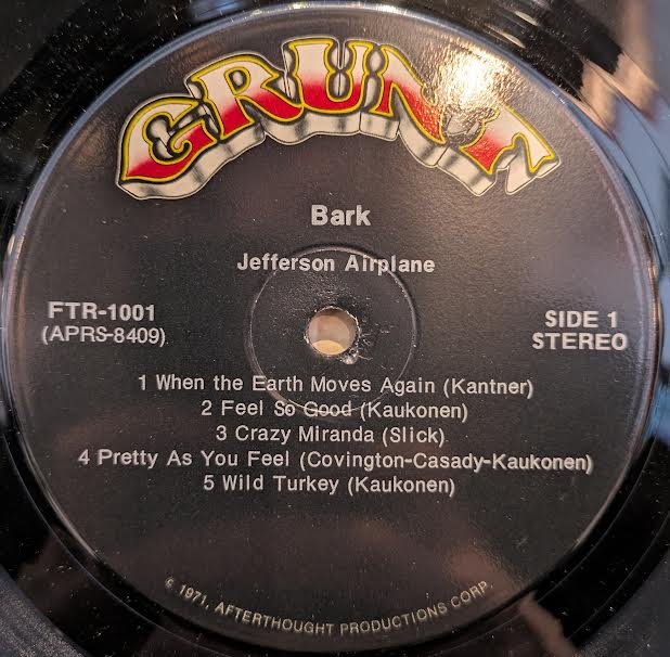 Bark (VINYL) | Near Mint (NM) Near Mint (NM) - ROCK / USED *NEAR MINT*