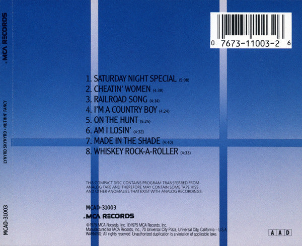 Nuthin' Fancy (CD) | Near Mint (NM) Near Mint (NM) - ROCK / USED *NEAR MINT*
