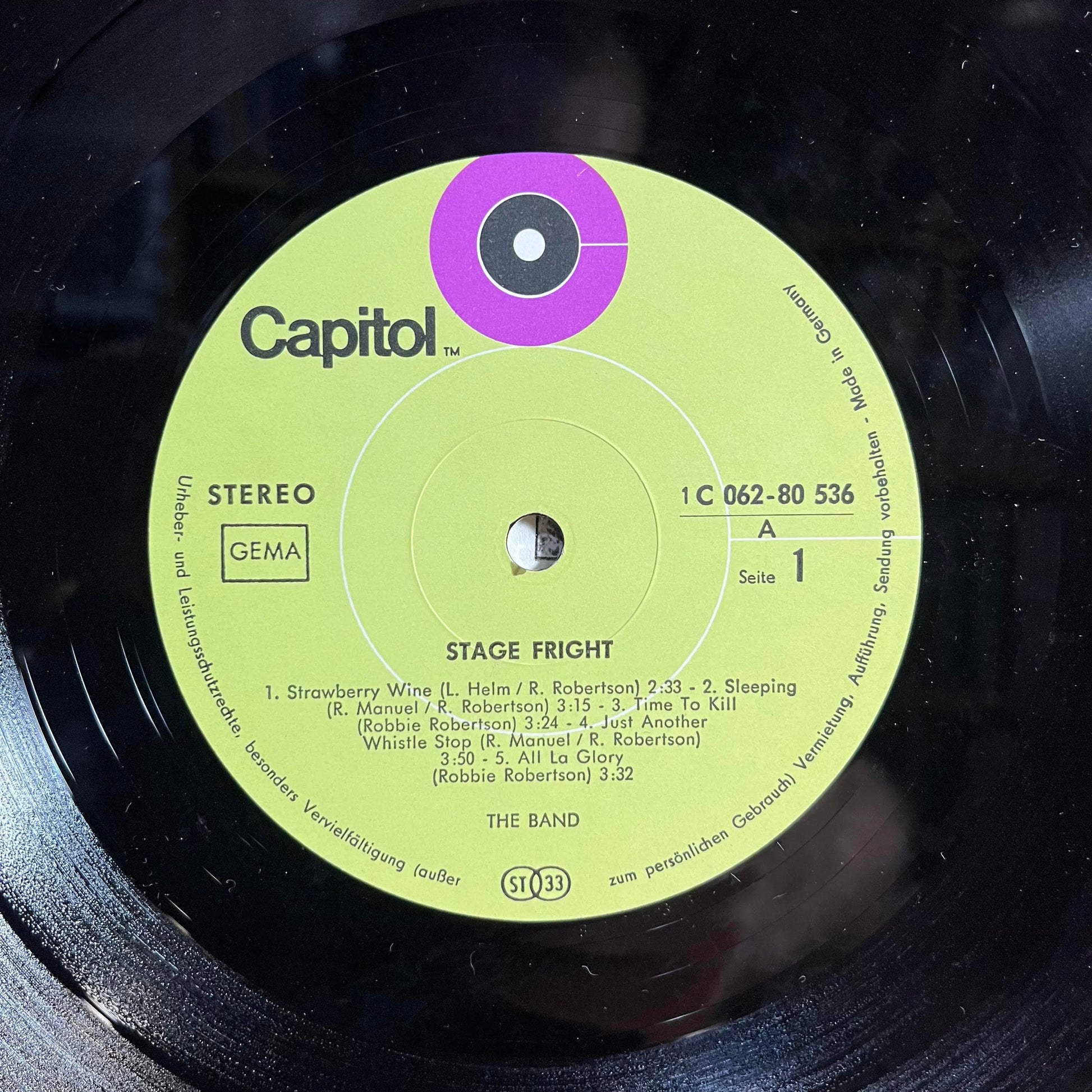 The Band - Stage Fright *GERMANY/SHRINK* | Near Mint (NM) Near Mint (NM) - ROCK / USED *NEAR MINT*