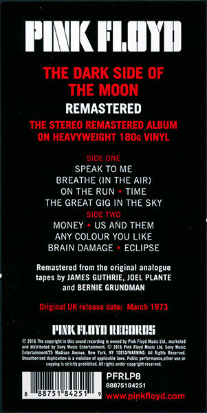 The Dark Side Of The Moon (VINYL) | Near Mint (NM or M-) Near Mint (NM or M-) - ROCK / USED *NEAR MINT*